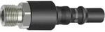 Riegler Nippel mit RSV f&uuml;r Kupplungen NW 8, ISO 6150 C, Stahl, G 3/8 AG