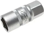 BGS Z&uuml;ndkerzen-Einsatz mit Magnet, Sechskant Antrieb Innenvierkant 12,5 mm (1/2