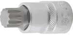 BGS Bit-Einsatz 4346, Antrieb Innenvierkant 12,5 mm (1/2"), Innenvielzahn (f&uuml;r XZN)