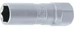 BGS Z&uuml;ndkerzen-Einsatz Sechskant, Antrieb Innenvierkant 12,5 mm (1/2"), SW 14...