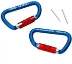KNIPEX 00 50 03 T BK Materialkarabiner 2 St&uuml;ck 82 mm