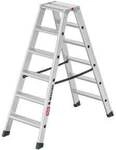 Hailo Aluminium-Doppelstufenleiter Master D100 2 x 6 Stufen