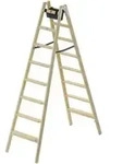 Hailo Holzleiter Master H80 2x8 Stufen