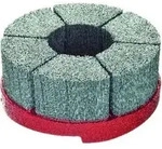 Tellerb&uuml;rste HFB D.150mm Bohr.SiC Schleifborsten K.80 2500min-1 LESSMANN