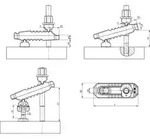 AMF Aufsatz Nr.6445 D.45mm m.drehbarer Kugel