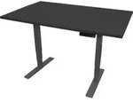 STIER Elektrisch h&ouml;henverstellbarer Schreibtisch THA 160x80cm schwarz/schwarz