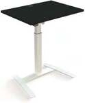 STIER Steh-Tisch elektrisch 501-9 80 x 60 cm Schwarz/Wei&szlig; mel. 72-120 cm