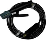 Schwei&szlig;kabel-Set mit E-Halter 5 m 200 A (10-25 qmm) Gummi