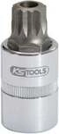 KS Tools 1/2 Zoll Bit-Stecknuss XZN mit Stirnlochbohrung, M16, 110 mm