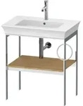 Duravit Waschtisch-Konsole White Tulip 68,4x45cm, Me, bo, HTH re, Ei Nat mass.