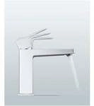 Duravit Waschtisch-Einhebelmischer M Manhattan Ausl. 129mm, m Zugst.Abl.Gar., chrom