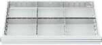 STIER Schubladeneinteilung Metalleinteilung BLH 100/125 mm Innenma&szlig; 800x450 mm...