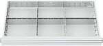 STIER Schubladeneinteilung Metalleinteilung BLH 75 mm Innenma&szlig; 800x450 mm 6...