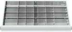 STIER Schubladeneinteilung Metalleinteilung BLH 100/125 mm Innenma&szlig; 800x450 mm...