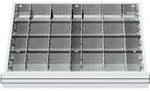 STIER Schubladeneinteilung Metalleinteilung BLH 200-300 mm Innenma&szlig; 600x450 mm...