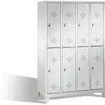C+P Doppelstockspind Classic auf F&uuml;&szlig;en, 8 F&auml;cher, H1850xB1190xT500mm Front