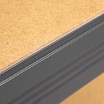STIER Fachboden f&uuml;r STIER Eck-Fachbodenregal Fachlast 1800x900x450mm