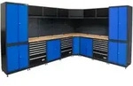 BGS Schrankwand-System, Werkstatt, Holz, 8 Module