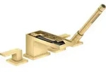 hansgrohe Fertigset Axor MyEdition 4-L-BW-Rand-Arm., o. Pl., brush. gol opt