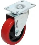 BGS Do it yourself Lenkrolle 80663, rot/schwarz, &Oslash; 100 mm