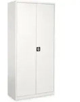 STIER Universalschrank 1800 x 800 x 380 mm signalwei&szlig; verschwei&szlig;t mit 4...