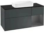 V&B Waschtischunterschrank Finion 120cm, Pl b m, Rg r A m, md bl. m Lac