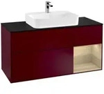 V&B Waschtischunterschrank Finion 120cm, Pl bla m, Reg re Oa ven, Peo m