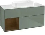 V&B Waschtischunterschrank Finion 120x60 cm, Reg li wal ven, Oli. m Lac