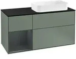 V&B Waschtischunterschrank Finion 120cm, Pl b m, Rg l md b m La, Ol m Lac