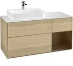 V&B Waschtischunterschrank Finion 120cm, Pl wh. m, Reg re wal ven, Oa ven