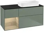 V&B Waschtischunterschrank Finion 120x60 cm, Reg li Oa ven, Oli. m Lacquer