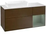 V&B Waschtischunterschrank Finion 120cm, Pl w m, Rg re Oli. m Lac, wal ven