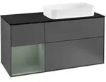 V&B Waschtischunterschrank Finion 120cm, Pl b m, Rg l Ol m Lac, Anthrac. m