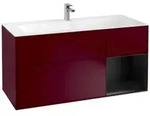 V&B Waschtischunterschrank Finion 119,6x59,1cm, Reg re bla m Lac, Peo Matt