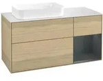 V&B Waschtischunterschrank Finion 120x60 cm, Reg re md bl. m Lac, Oa ven