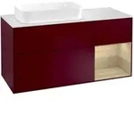 V&B Waschtischunterschrank Finion 120cm, Pl wh. m, Reg re Oa ven, Peo m