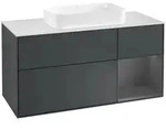 V&B Waschtischunterschrank Finion 120cm, Pl w m, Rg r A m, md bl. m Lac