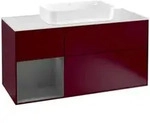 V&B Waschtischunterschrank Finion 120cm, Pl w m, Reg li Anthrac. m, Peo m