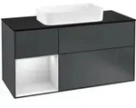 V&B Waschtischunterschrank Finion 120cm, Pl b m, Rg l w m La, md bl. m Lac