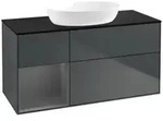 V&B Waschtischunterschrank Finion 120cm, Pl b m, Rg A m Lac, md bl. m Lac