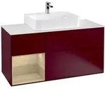V&B Waschtischunterschrank Finion 120cm, Pl wh. m, Reg li Oa ven, Peo m