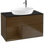 V&B Waschtischunterschrank Finion 100, Pl bla m, Reg wal ven, wal ven