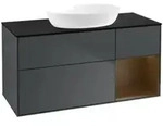 V&B Waschtischunterschrank Finion 120cm, Pl b m, Reg wal ven, md bl. m Lac