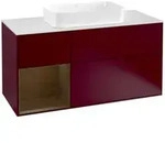 V&B Waschtischunterschrank Finion 120cm, Pl wh. m, Reg li wal ven, Peo m
