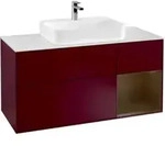 V&B Waschtischunterschrank Finion 120cm, Pl wh. m, Reg re wal ven, Peo m