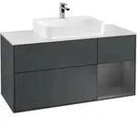 V&B Waschtischunterschrank Finion 120cm, Pl w m, Rg r A m, md bl. m Lac