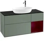 V&B Waschtischunterschrank Finion 120cm, Pl b m, Reg Peo m Lac, Oli. m Lac