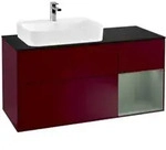 V&B Waschtischunterschrank Finion 120cm, Pl b m, Reg re Oli. m Lac, Peo m