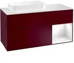 V&B Waschtischunterschrank Finion 120cm, Pl w m, Reg re glo wh. Lac, Peo m