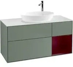 V&B Waschtischunterschrank Finion 120cm, Pl w m, Reg Peo m Lac, Oli. m Lac